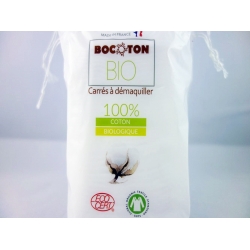Bocoton BIO- Płatki kosmetyczne kwadratowe 40szt.