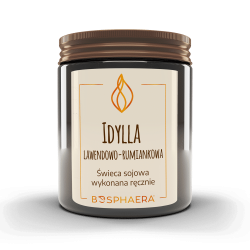 Sojowa świeca zapachowa Idylla lawendowo-rumiankowa 190g na prezent