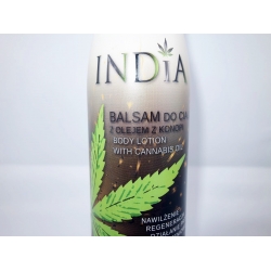 India Cosmetics- Balsam do ciała z olejem konopnym 400ml