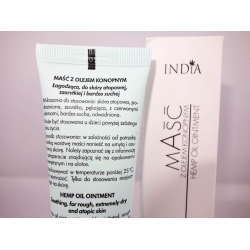 India Cosmetics- Maść z olejem konopnym, 50 ml