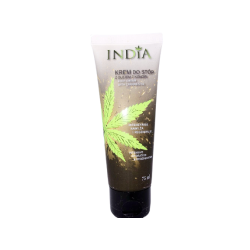 India Cosmetics - Krem do stóp ochronny z olejem z konopi 75ml