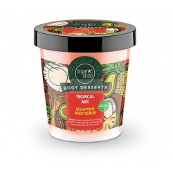 Organic Shop - Modelujący Peeling do ciała Body Dessert Tropikalny Mix 450 ml