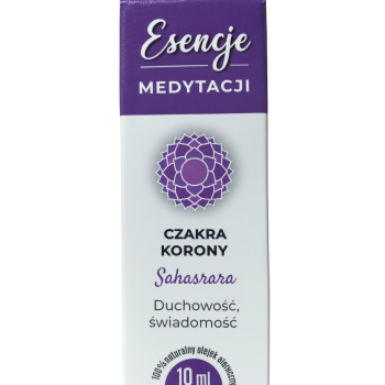 Olejek eteryczny CZAKRA KORONY Duchowość, Świadomość 10 ml | Esencje Medytacji