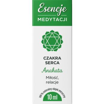 Olejek eteryczny CZAKRA SERCA Miłość, Relacje 10 ml | Esencje Medytacji