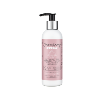 Micelarny Żel Do Mycia Twarzy CRANBERRY GLOW 200 ml NOVA Kosmetyki