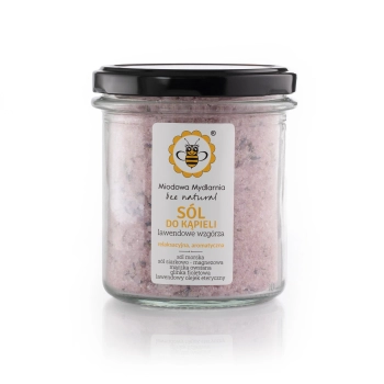 Sól do kąpieli LAWENDOWE WZGÓRZA 350g | Miodowa Mydlarnia