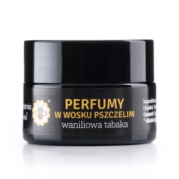 Perfumy w wosku pszczelim WANILIOWA TABAKA | Miodowa Mydlarnia