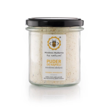 Puder do kąpieli MIODOWA SŁODYCZ 180g | Miodowa Mydlarnia