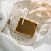 Naturalne mydło na sznurku TRAWA CYTRYNOWA z Glinką Zieloną, Spiruliną i Miodem 100g | Miodowa Mydlarnia
